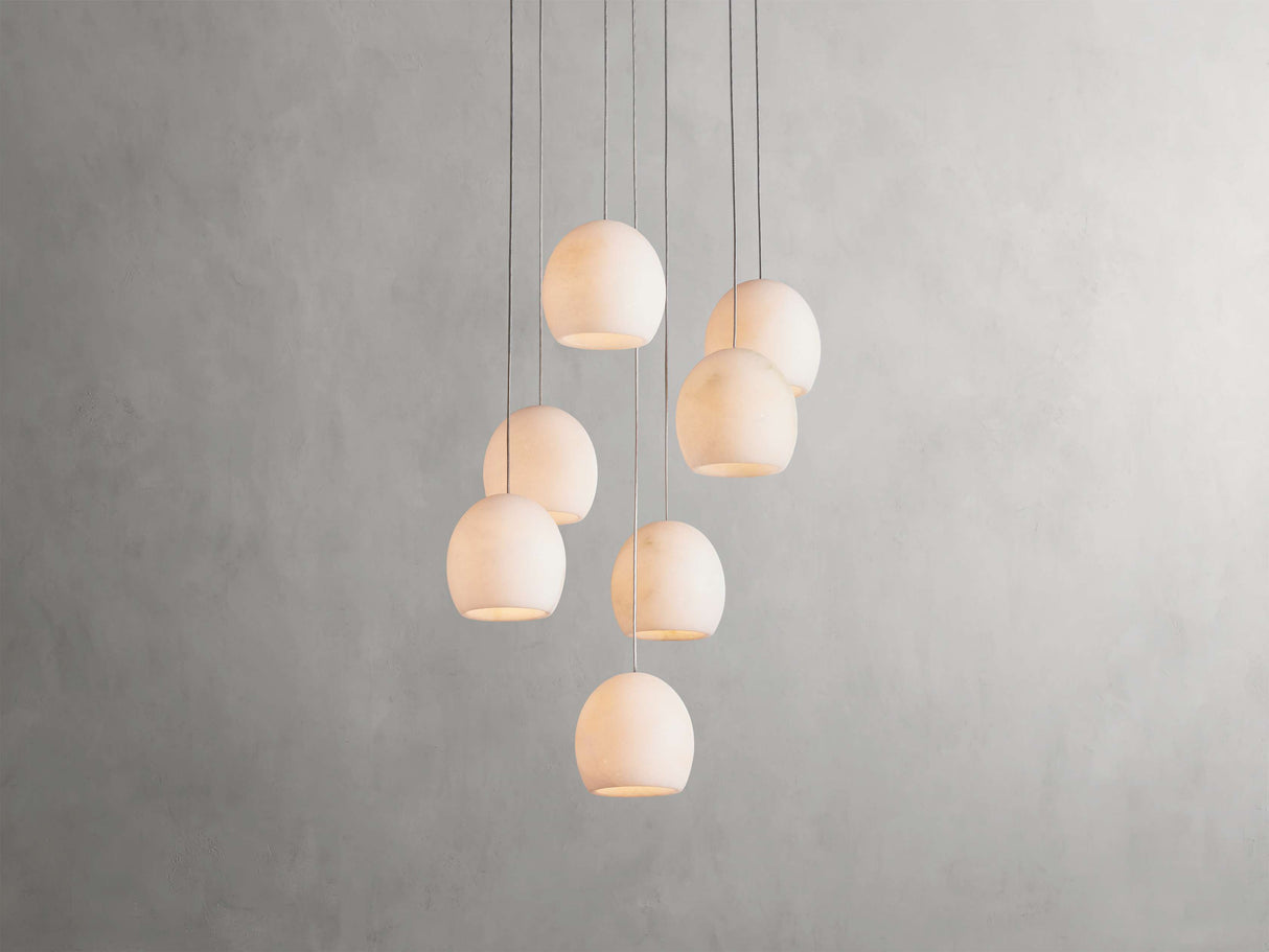 Alabaster Maeva Round Chandelier