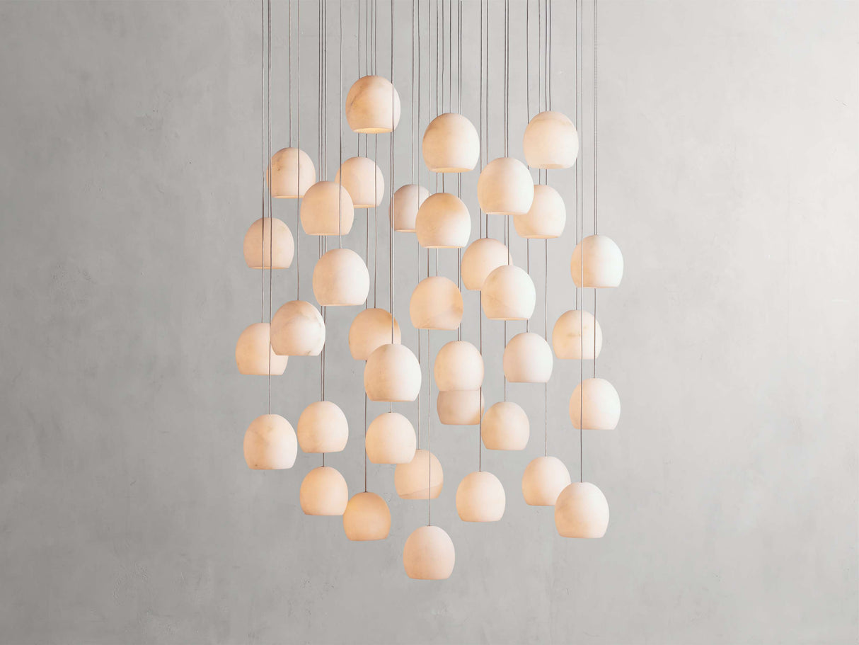 Alabaster Maeva Round Chandelier