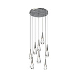 Rain LED Round Chandelier