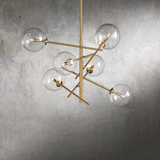 Moder Apollo Glass Ball Chandelier