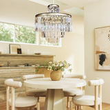 Art Leyland Crystal Round Chandelier 11 Light