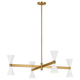 Albertine Tapered Shade Large Chandelier