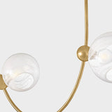 Art Spherical Glass Astraia Chandelier