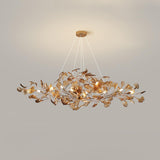 Acrylic Gingko Leaf Chandelier