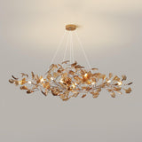 Acrylic Gingko Leaf Chandelier