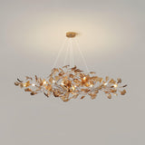 Acrylic Gingko Leaf Chandelier