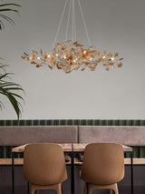 Acrylic Gingko Leaf Chandelier