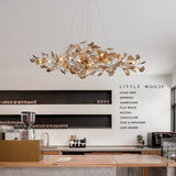 Acrylic Gingko Leaf Chandelier