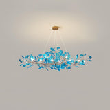 Acrylic Gingko Leaf Chandelier