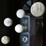 Theseus Alabaster Anne Hemisphere Art Sconce