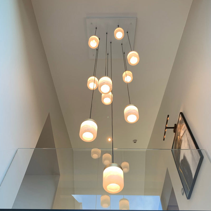 Radiance United Alabaster Staircases Pendant 12 Lights