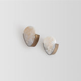 Alabaster V Shape Wall Sconce