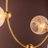 Art Spherical Glass Astraia Chandelier