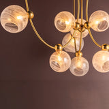 Art Spherical Glass Astraia Chandelier