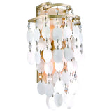 Dolce Shell With Crystal Wall Sconce