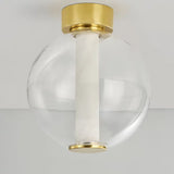 Pietra Art Spherical Glass Flushmount