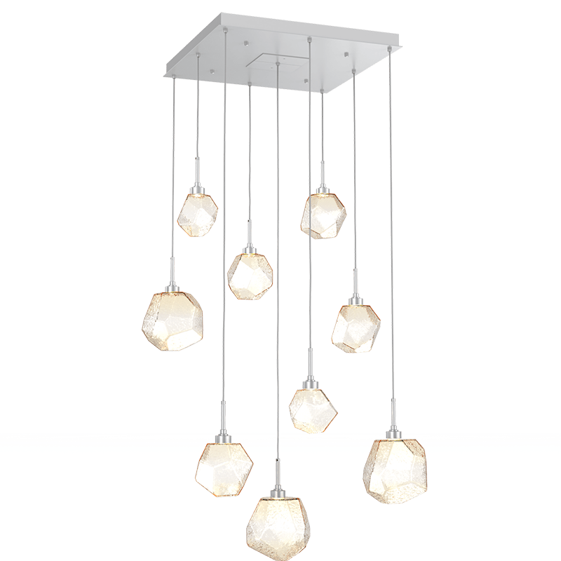 Art Twisted Square Chandelier