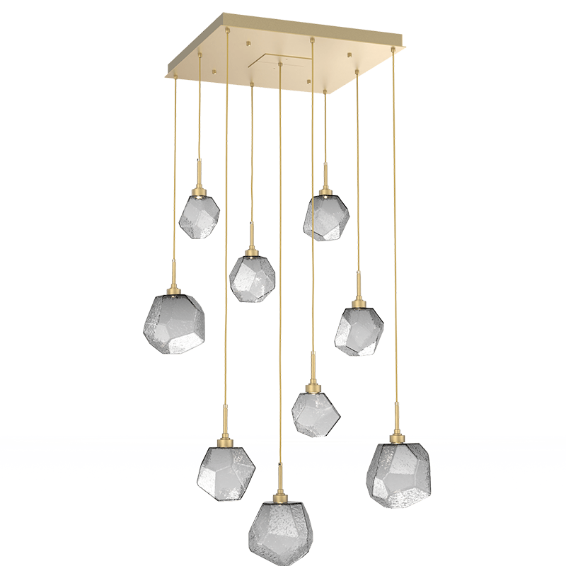 Art Twisted Square Chandelier