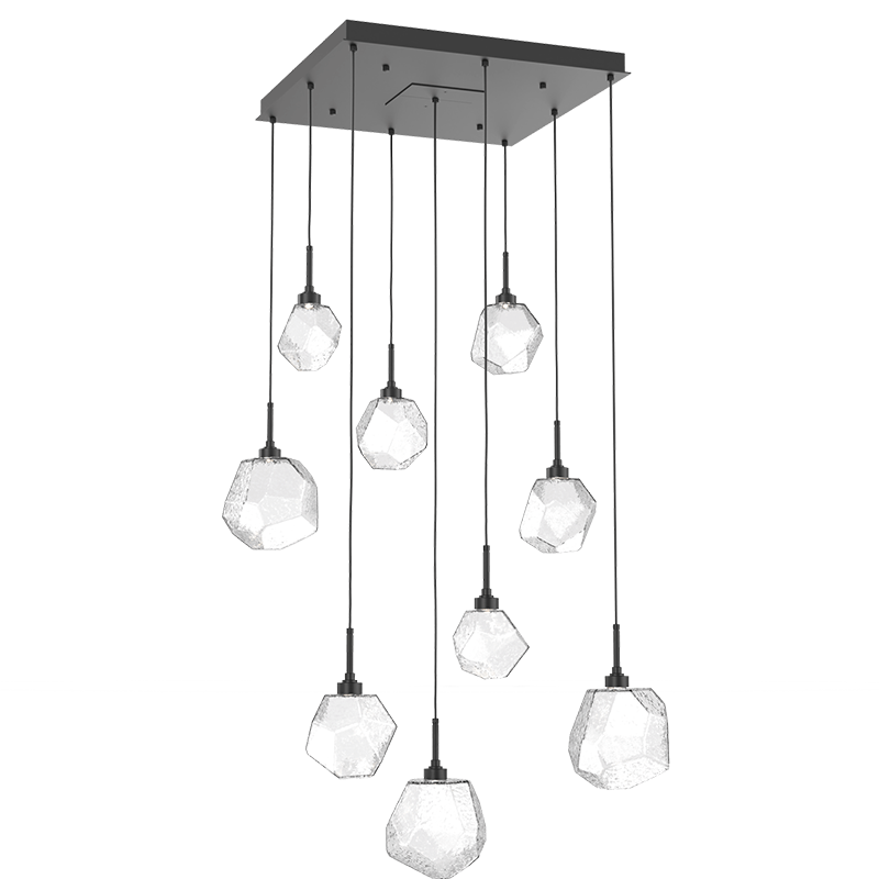 Art Twisted Square Chandelier