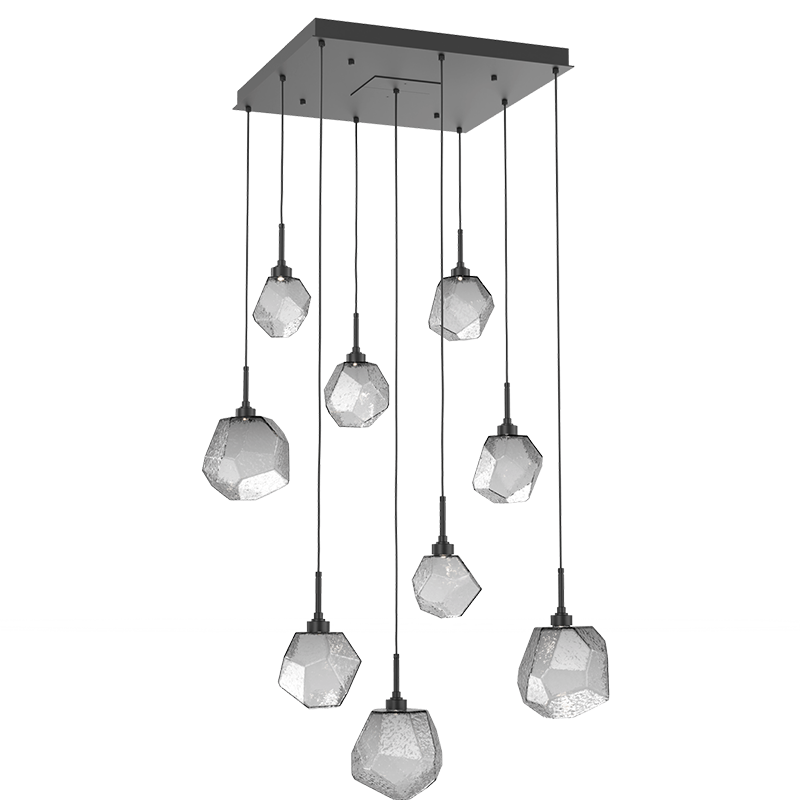 Art Twisted Square Chandelier