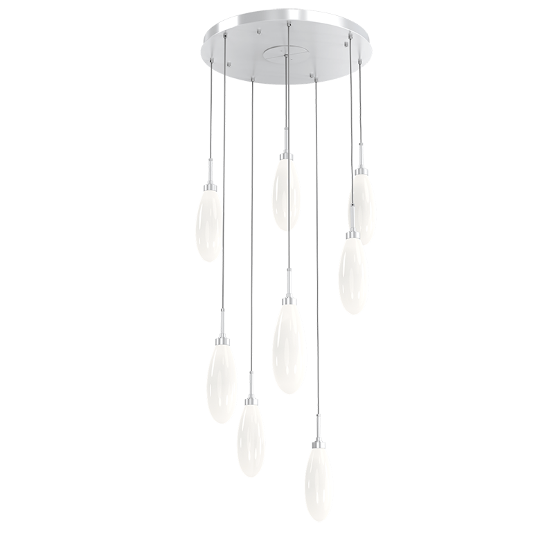 Art Glass Fiori Round Pendant Chandelier