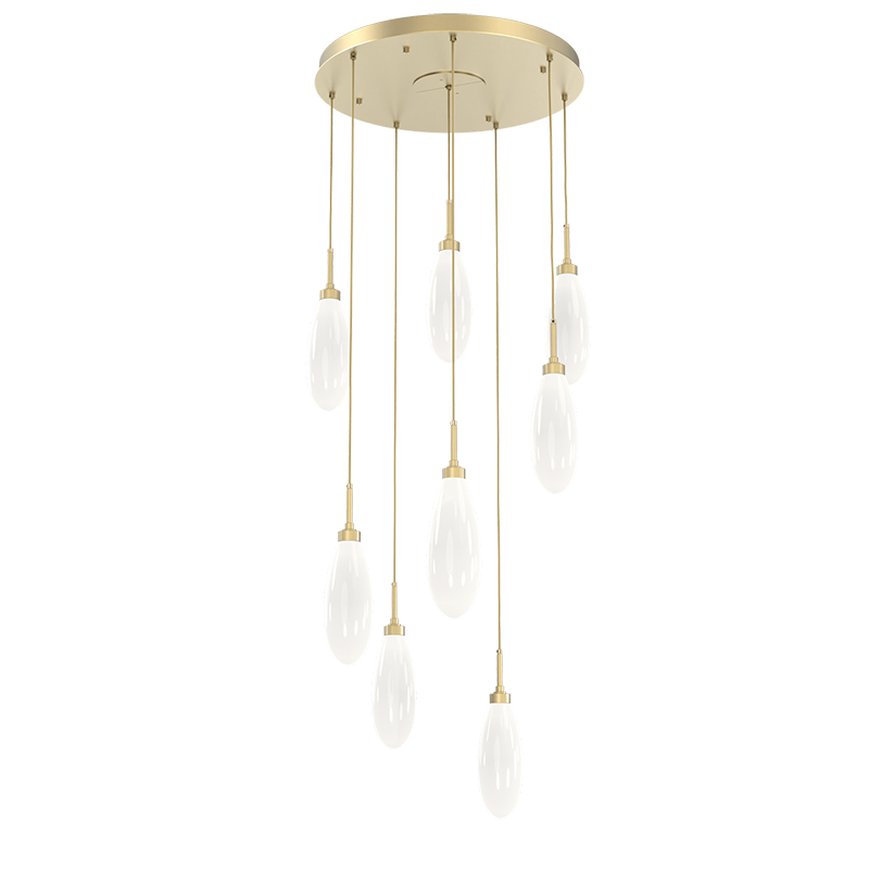 Art Glass Fiori Round Pendant Chandelier