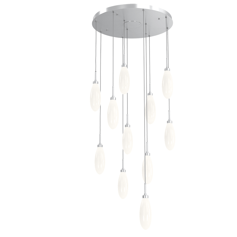 Art Glass Fiori Round Pendant Chandelier