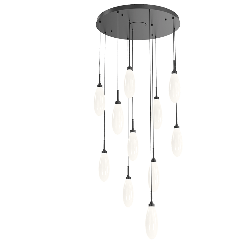 Art Glass Fiori Round Pendant Chandelier