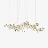 Gingko Leaves Linear Chandelier 197"