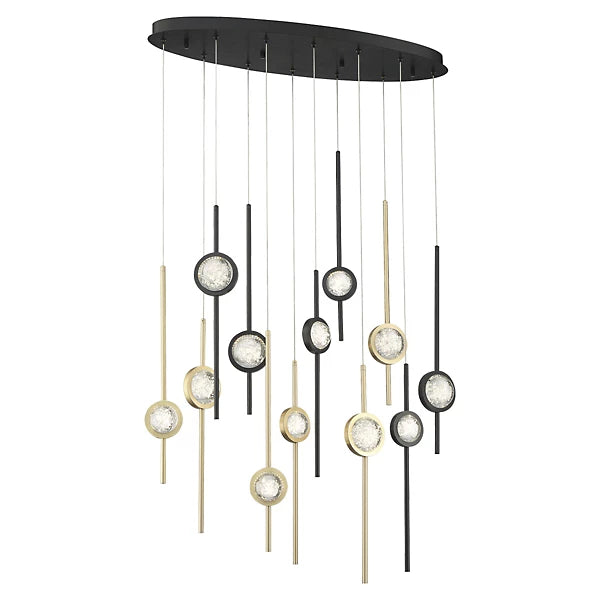 Barle Led Oval Chandelier