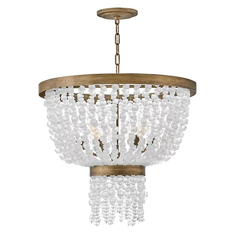 Art Glass Dune Round Chandelier