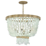 Art Glass Dune Round Chandelier