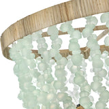 Art Glass Dune Round Chandelier