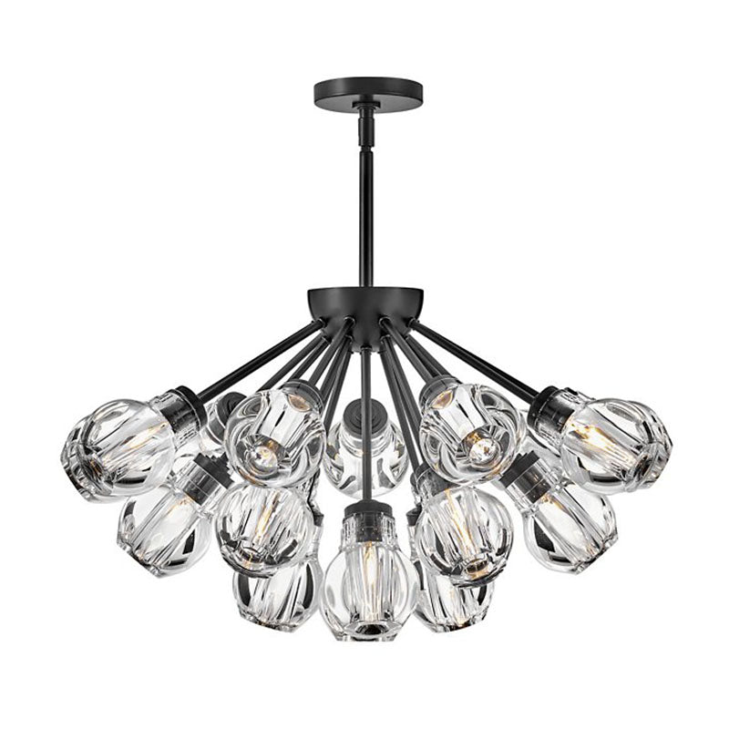 Art Glass Crystal Elise Chandelier