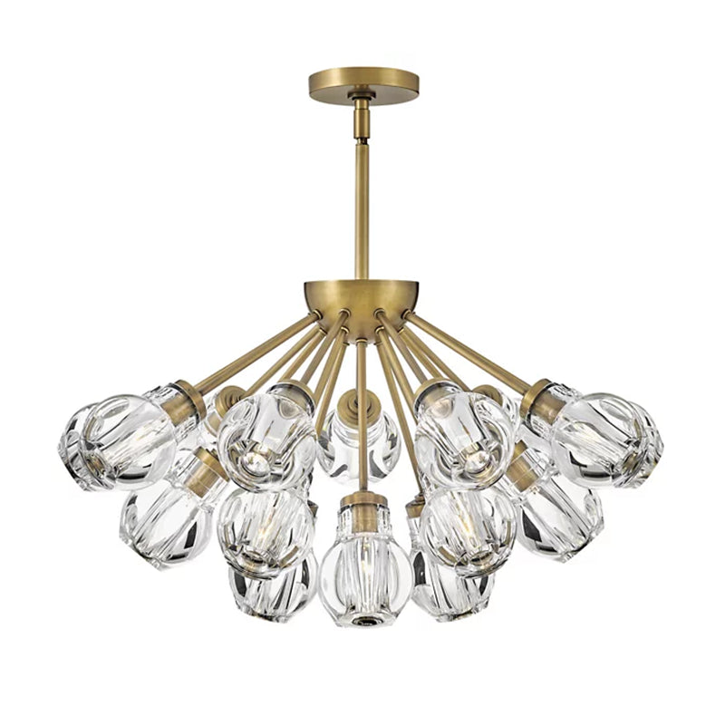 Art Glass Crystal Elise Chandelier