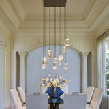 Art Twisted Square Chandelier