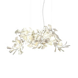 Gingko Chandelier G USE White and Gold