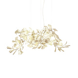 Gingko Chandelier G USE White and Gold