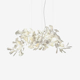 Gingko Chandelier G USE White and Gold