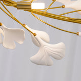 Gingko Chandelier U USE White and Gold