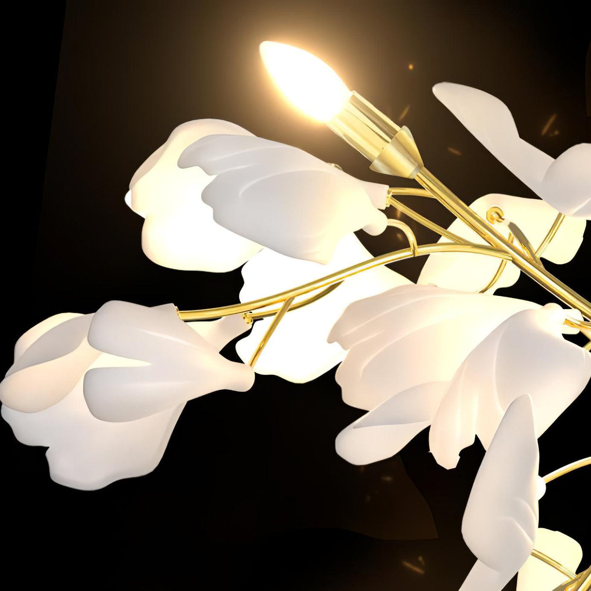 Gingko Flowers Wall Lamp