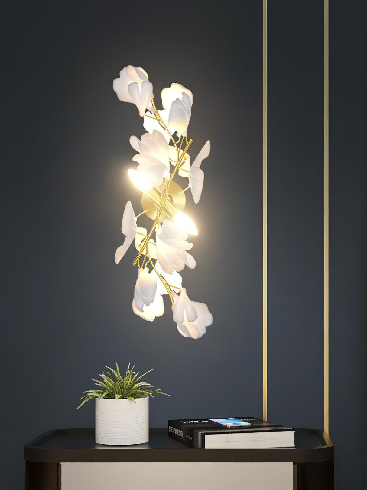 Gingko Flowers Wall Lamp