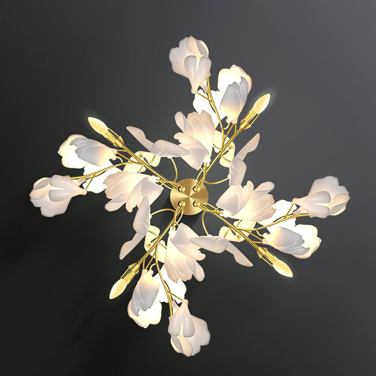 Gingko Flowers Wall Lamp