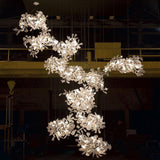 Gingko Leaves Linear Chandelier 197"