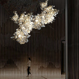 Gingko Leaves Linear Chandelier 197"