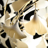 Gingko Leaves Linear Chandelier 197"