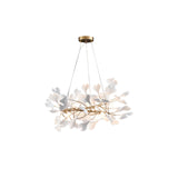 Gingko Chandelier U USE White and Gold