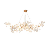 Gingko Chandelier K USE White and Gold