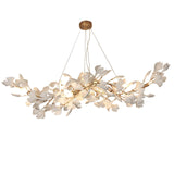 Gingko Chandelier K USE White and Gold