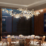 Gingko Chandelier K USE White and Gold